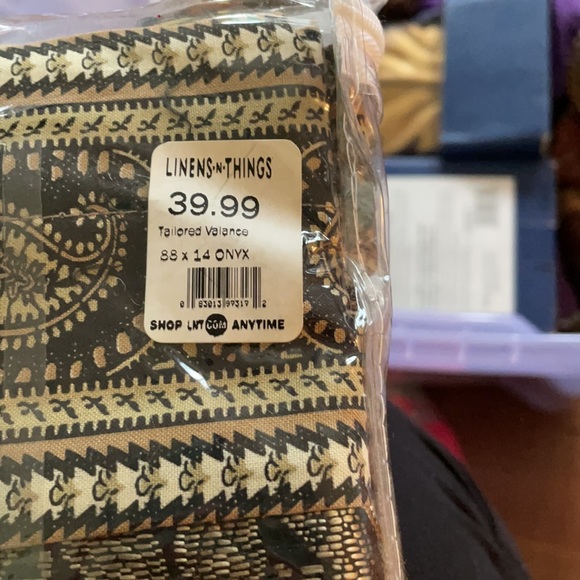 Valance black and gold - Picture 3 of 4